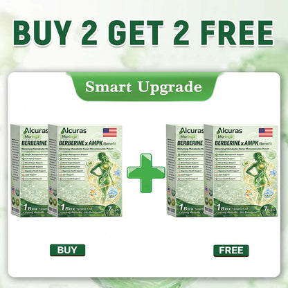 🌿Alcuras™ Moringa × Berberine × AMPK 8-Benefit Slimming & Metabolic Nano Microneedle Patch