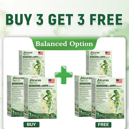 🌿Alcuras™ Moringa × Berberine × AMPK 8-Benefit Slimming & Metabolic Nano Microneedle Patch
